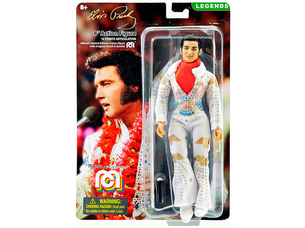 Elvis con Tuta Aloha Figura da Collezione Mego Toys 62878