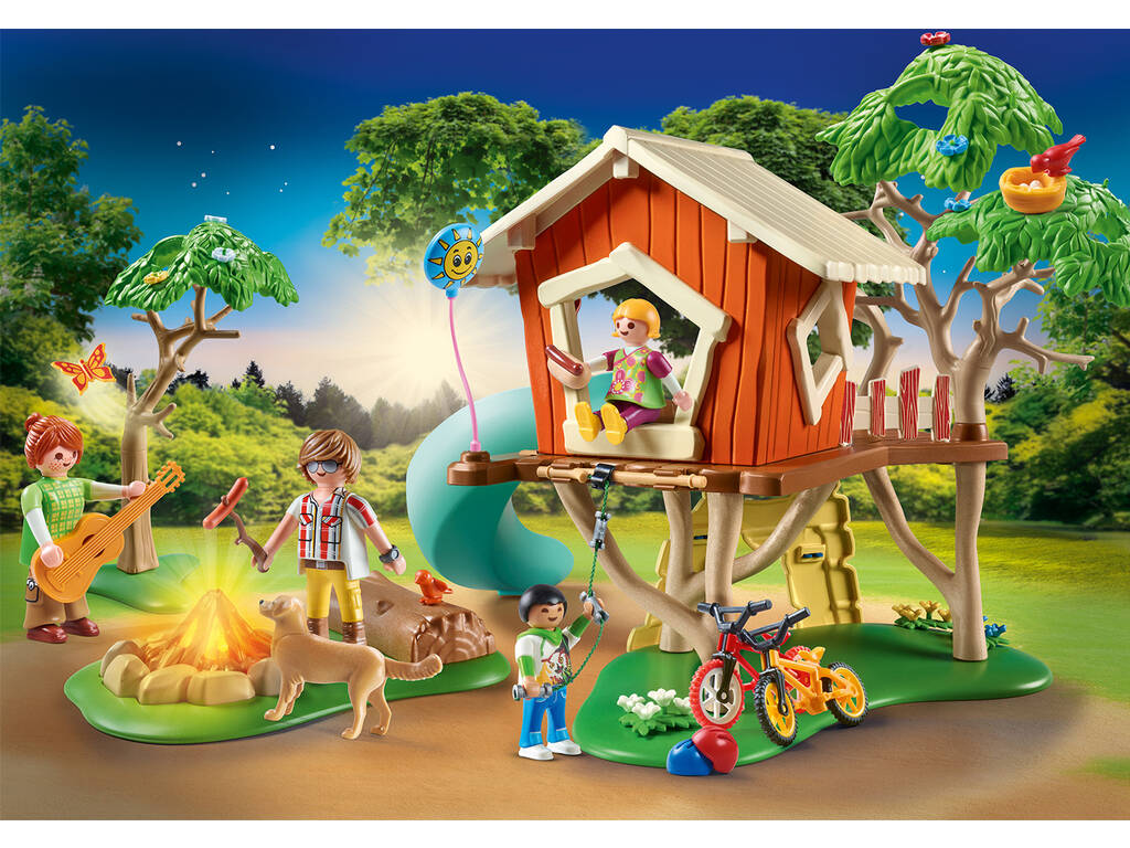 Playmobil Aventura na Casa da Árvore com Escorregador 71001