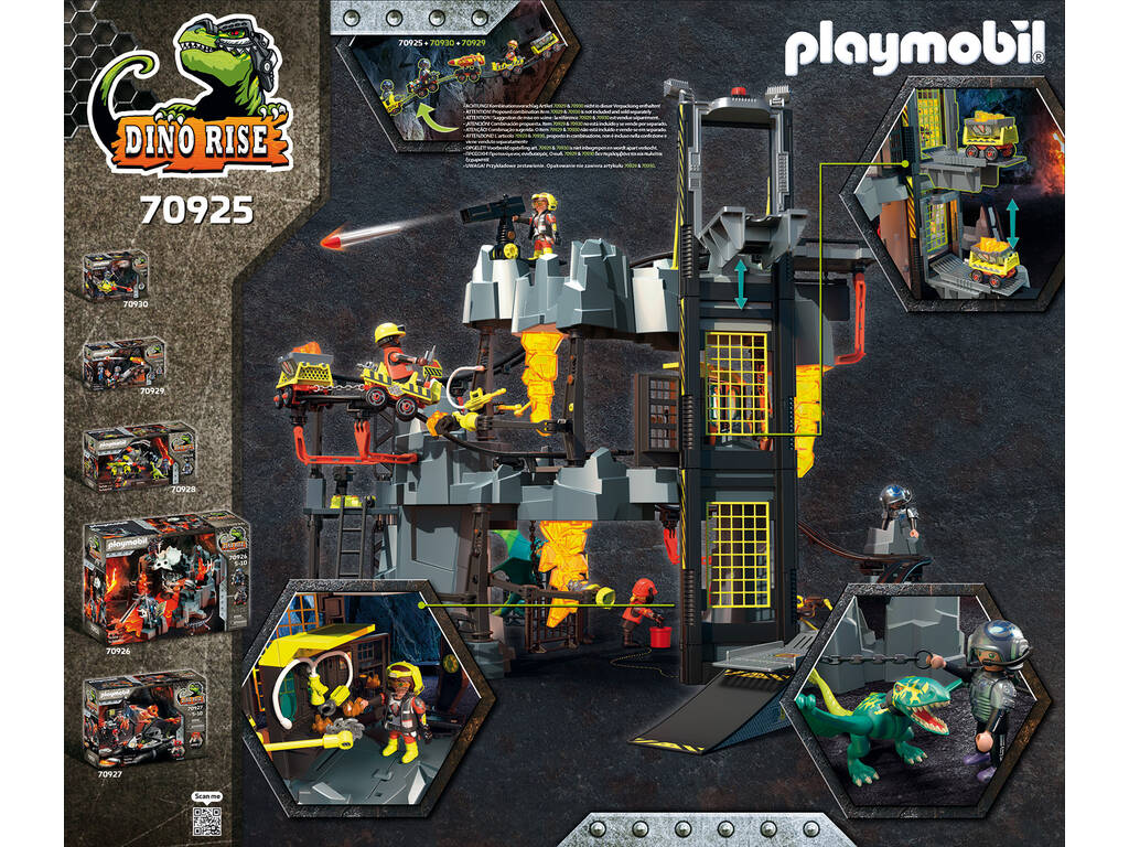 Playmobil Dino Rise Mine Dino Mine 70925