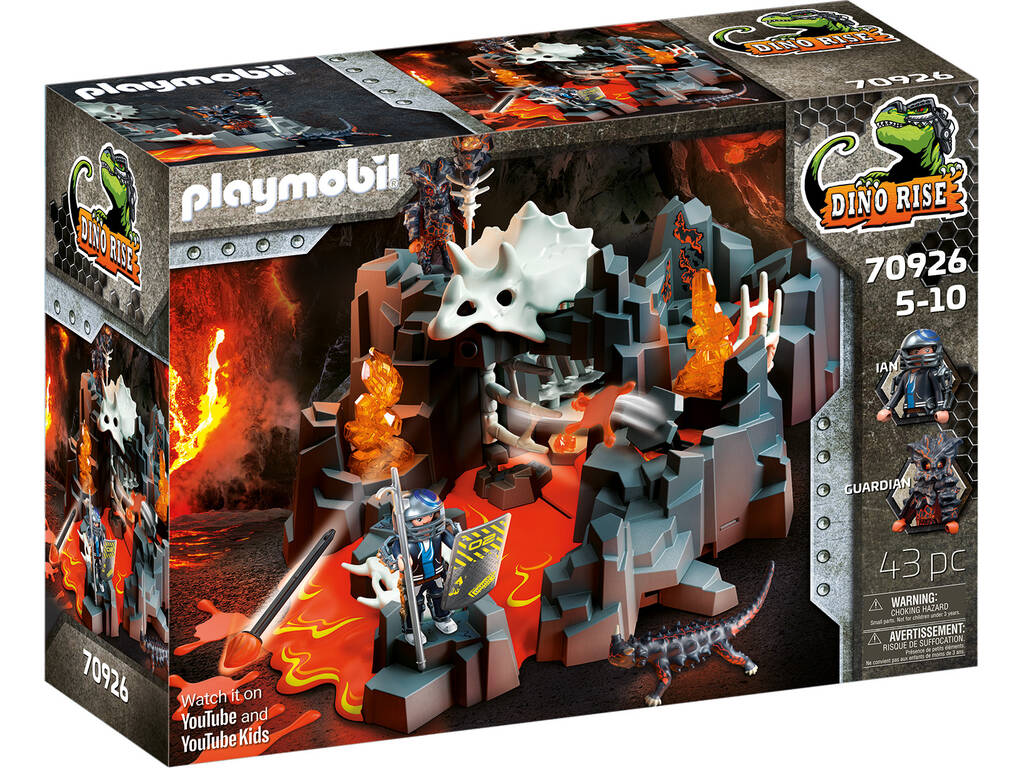 Playmobil Dino Rise guardiano fonte di lava 70926
