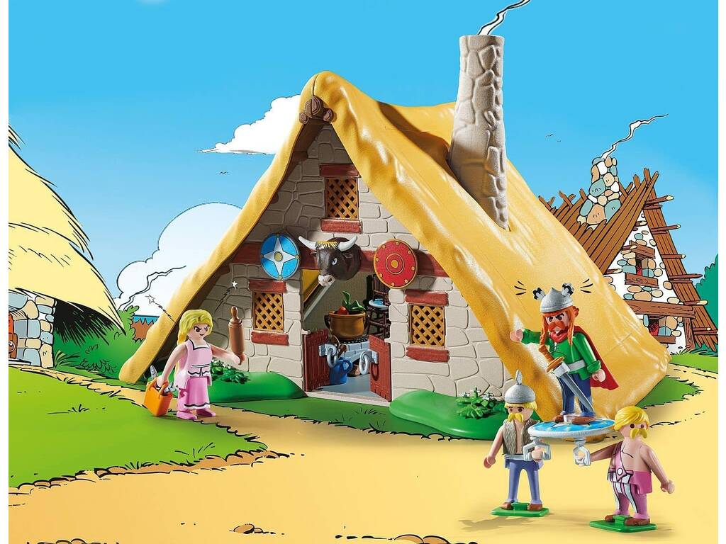 Playmobil Astérix Abraracúrcix Hütte 70932