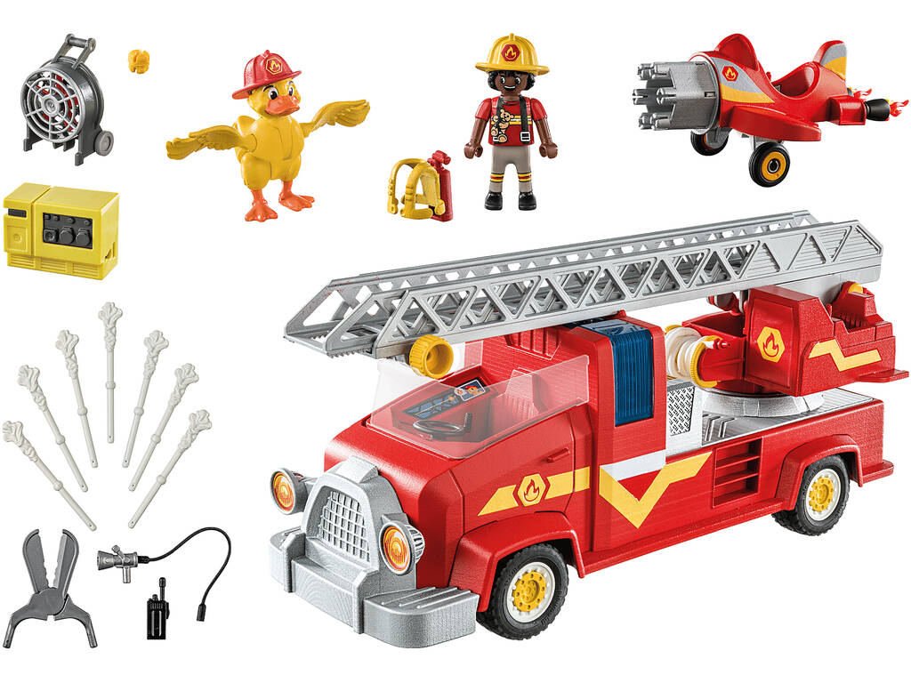 Playmobil Duck On Call Camion dei pompieri 70911