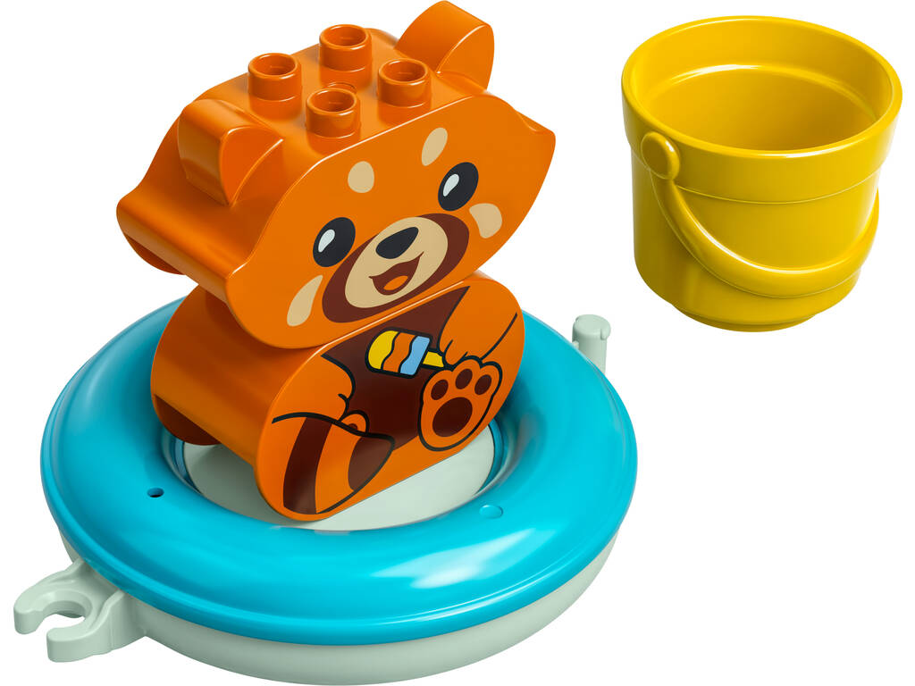 Lego Duplo Bagno Divertimento Galleggiante Panda Rosso 10964