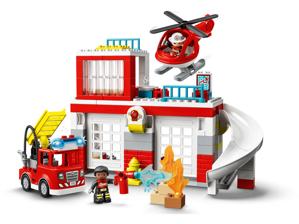 Lego Duplo Parque de Bombeiros e Helicóptero 10970
