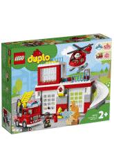 Lego Duplo Caserne de pompiers et hélicoptère 10970