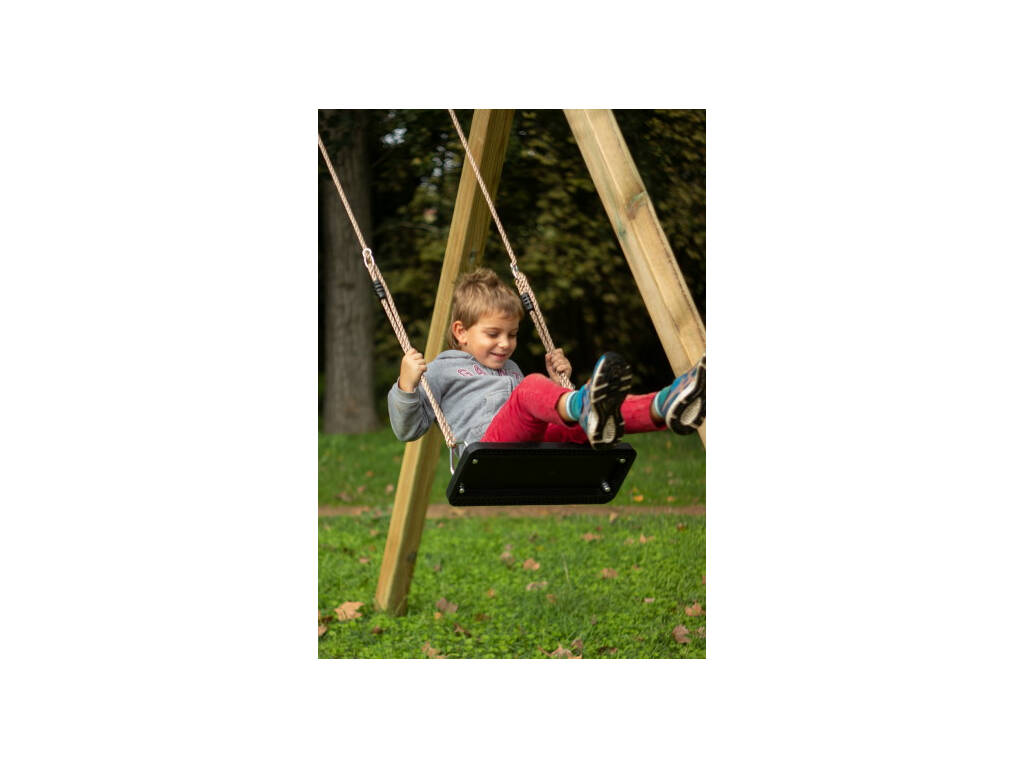 Karai Deluxe Square Wooden Swing Individual Adults Masgames MA700068