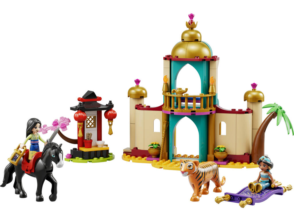 Lego Disney Princess Avventura di Jasmine e Mulan 43208