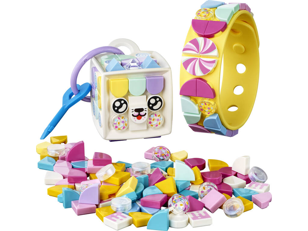 Lego Dots Bracelet et sac à dos Ornament Sweet Kitty 41944