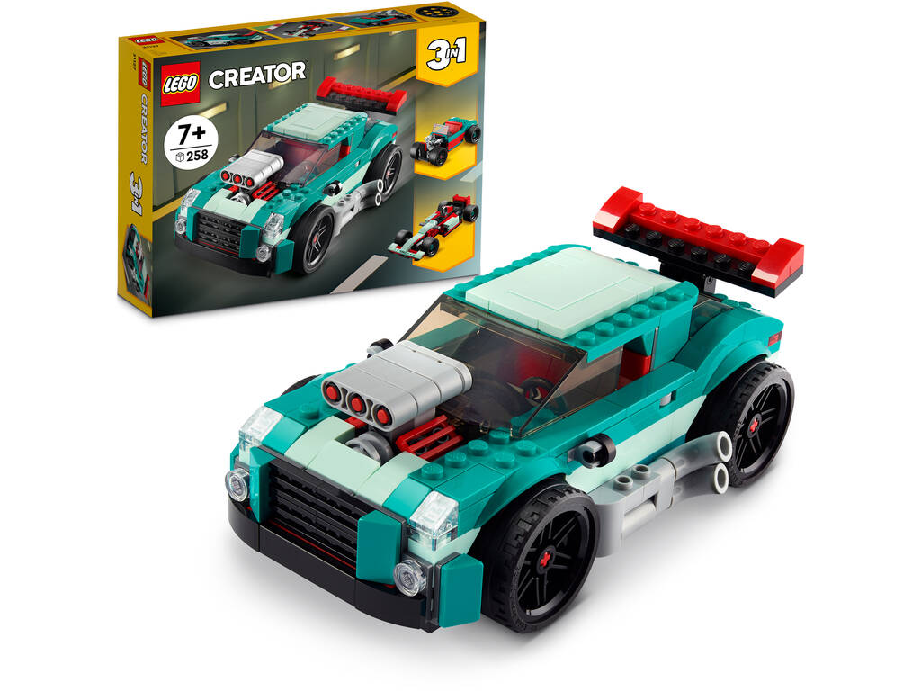 Lego Creator 3 in 1 Auto sportiva stradale 31127