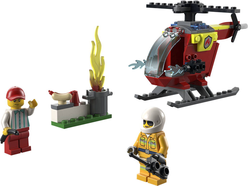 Lego City Fire Helicóptero de Bomberos 60318