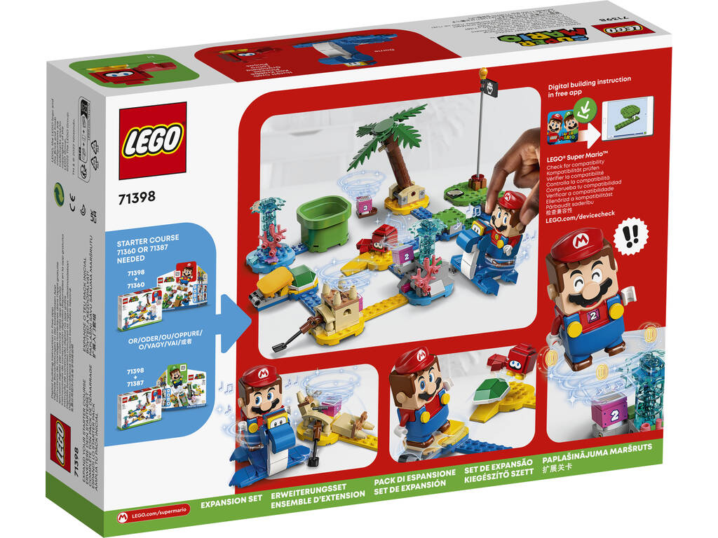 Lego Super Mario Set de Expansión: Costa de Dorrie 71398