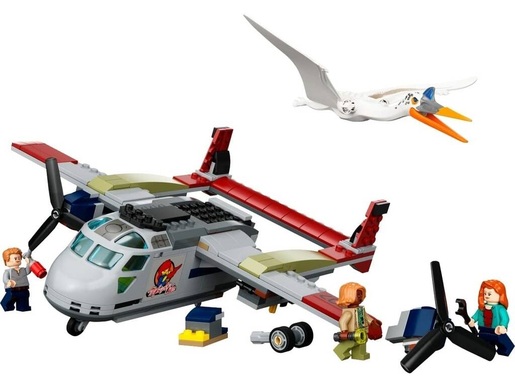 Lego Jurassic World Emboscada Aérea del Quetzalcoatlus 76947