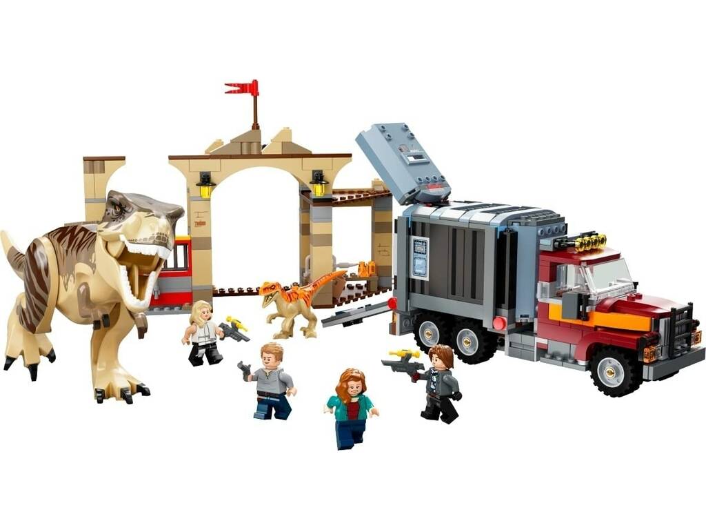 Lego Jurassic World T. Rex und Atrociraptor Dinosaur Escape 76948