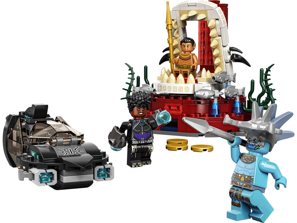 Lego Marvel Black Panther Wakanda Forever King Salle du trône de Namor 76213