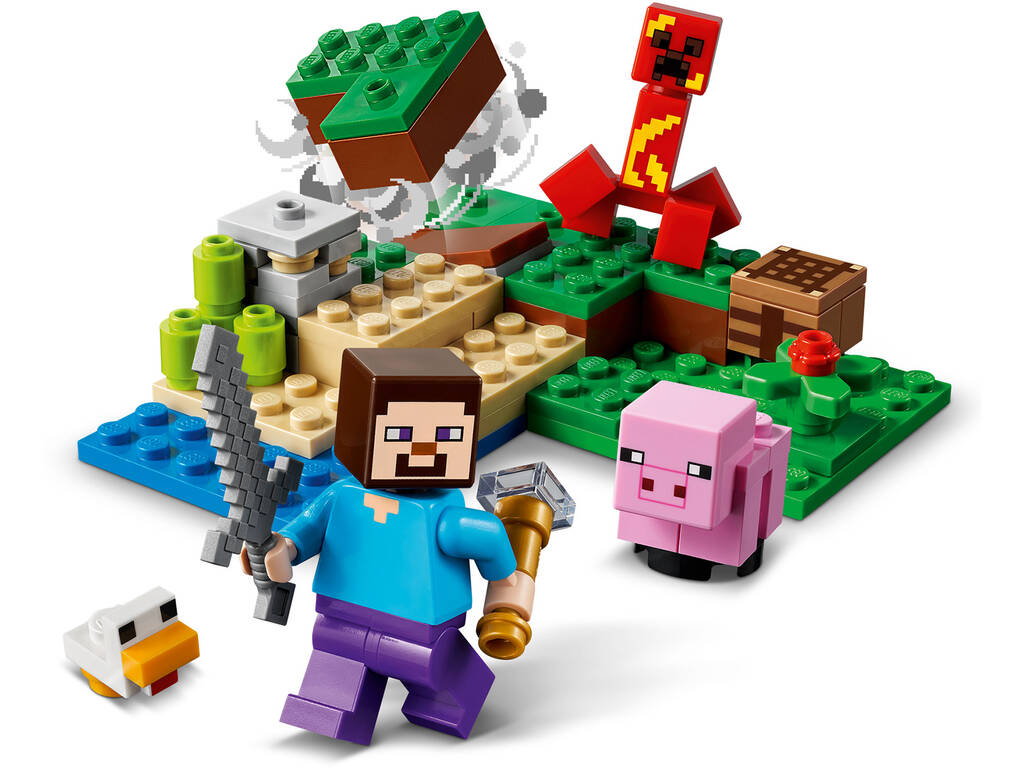 Lego Minecraft La Emboscada do Creeper 21177