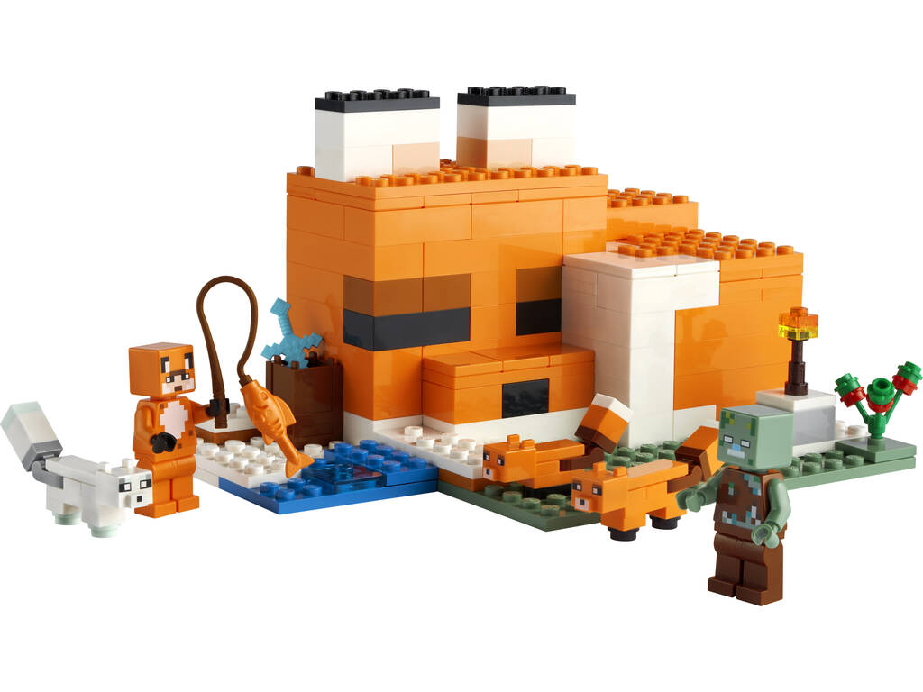 Lego Minecraft El Refugio del Zorro 21178