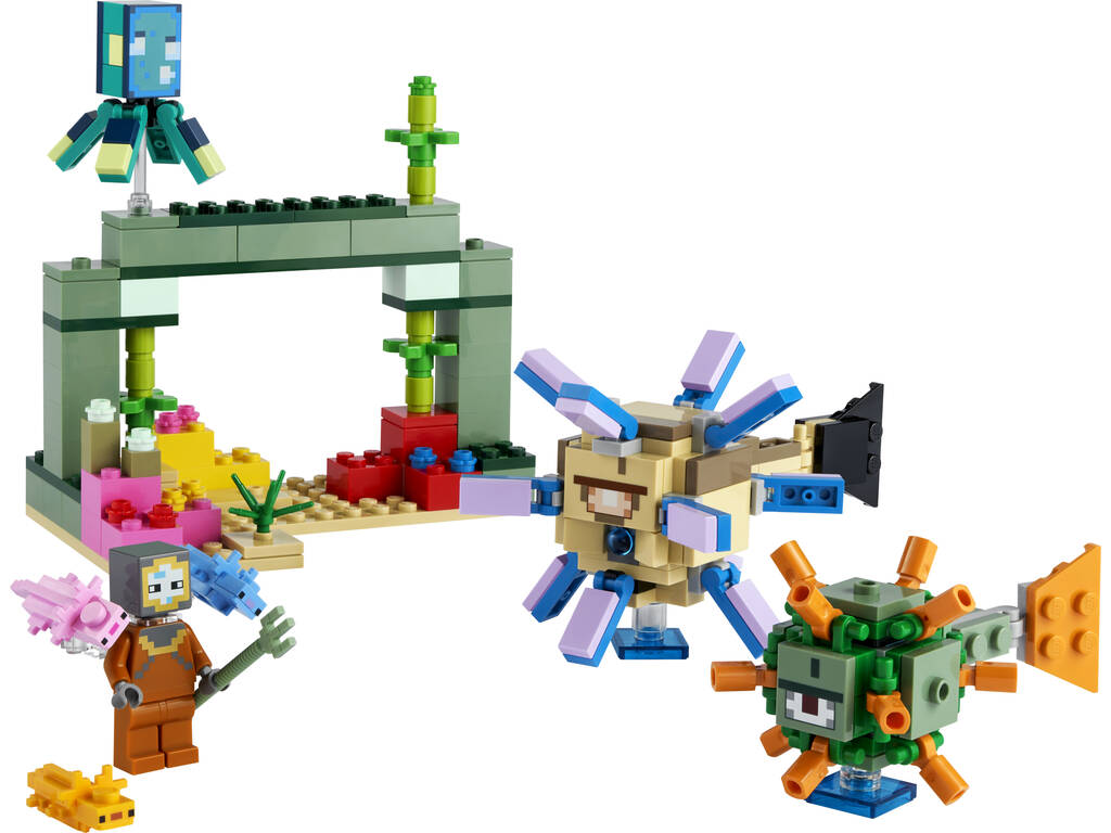 Lego Minecraft La Batalla Contra el Guardián 21180