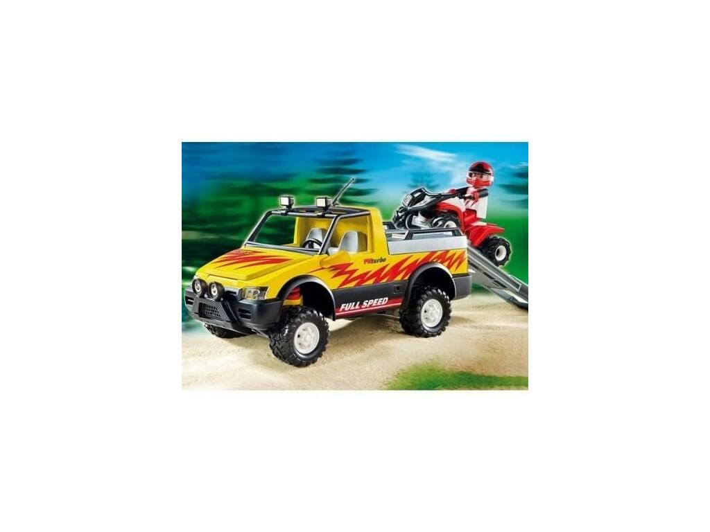 Playmobil Pick Up Con Quad de Carreras 4228