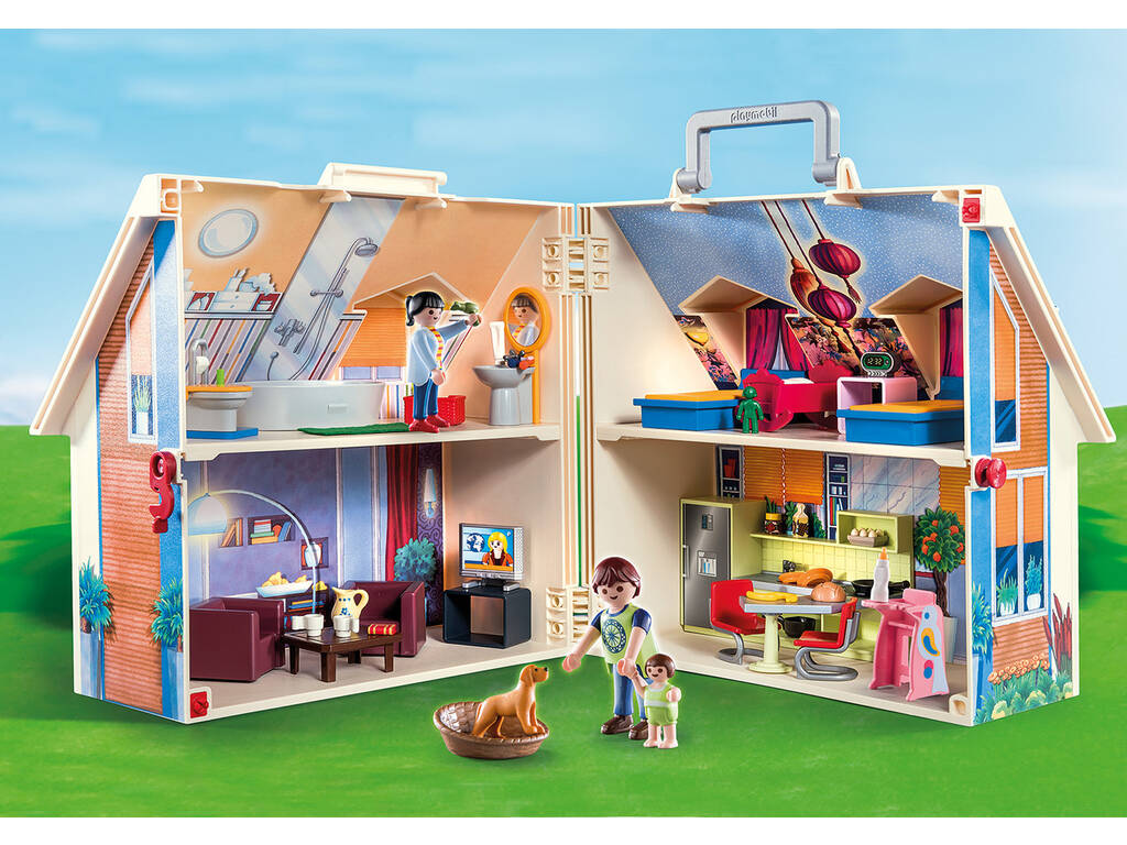 Playmobil Casa delle Bambole Portatile 70985