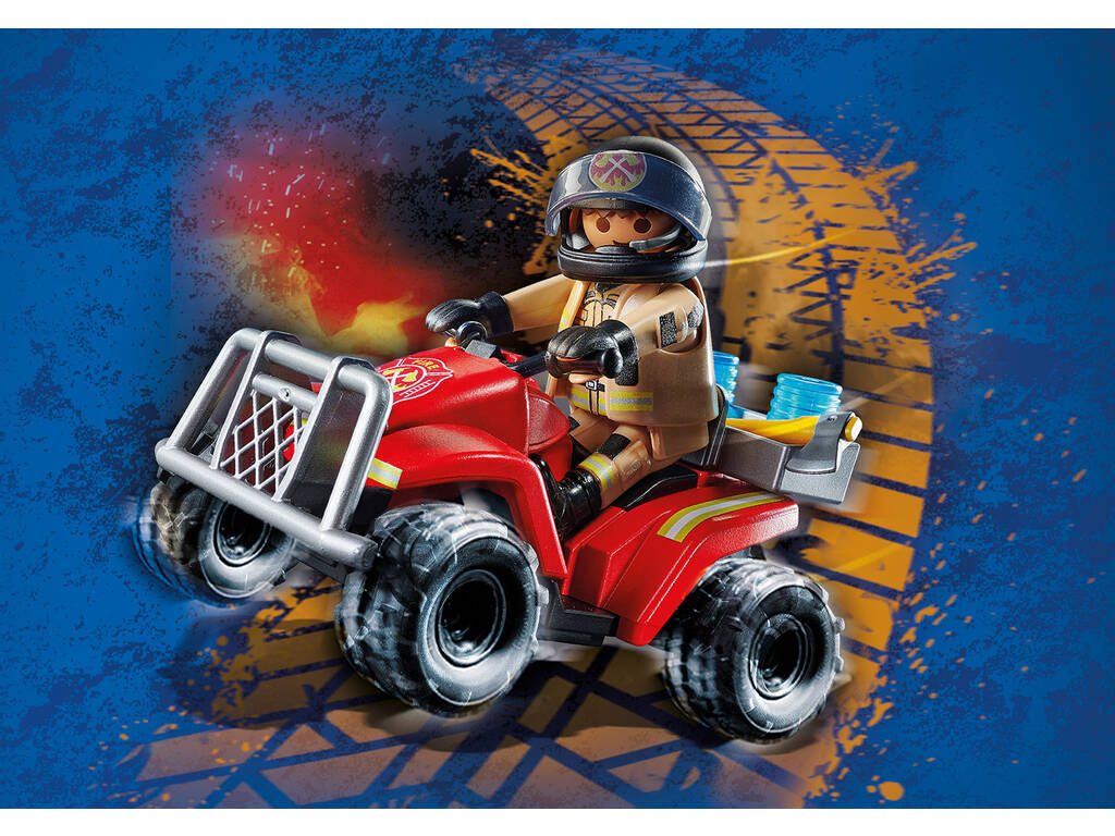 Playmobil Bomberos Speed Quad 71090