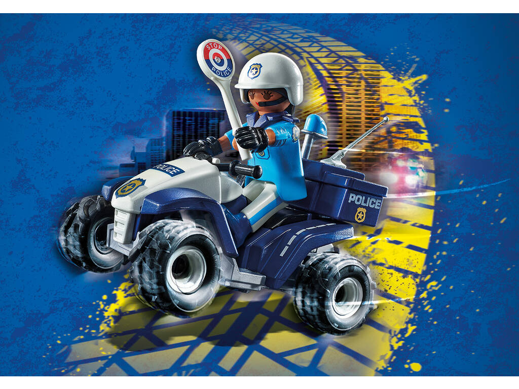 Playmobil Policía Speed Quad 71092