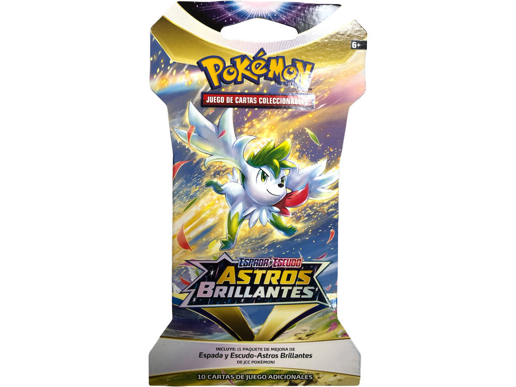 Pokémon TCG Pacote em Blister Espada e Escudo Estrelas Brilhantes Bandai PC50256