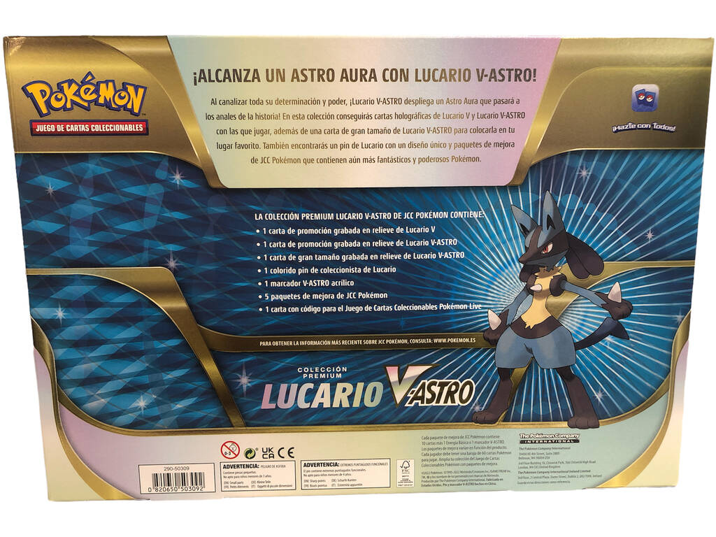 Pokémon TCG Coleção Premium Lucario V-Astro Bandai PC50309