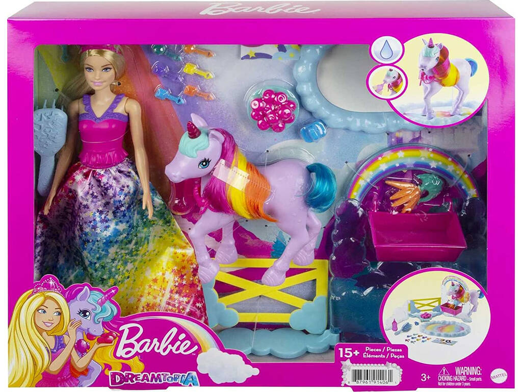 Barbie Dreamtopia Puppe mit Einhorn Mattel GTG01
