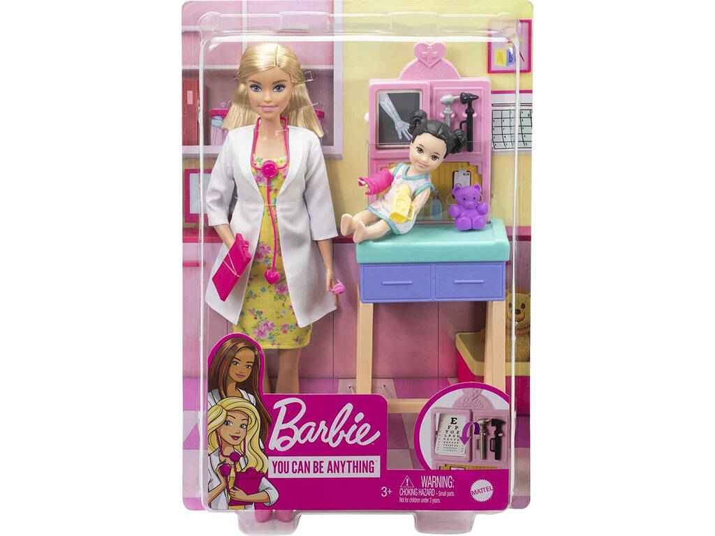 Barbie Pediatra Rubia Mattel GTN51