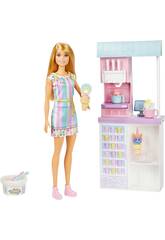 Barbie y Su Heladera Mattel HCN46