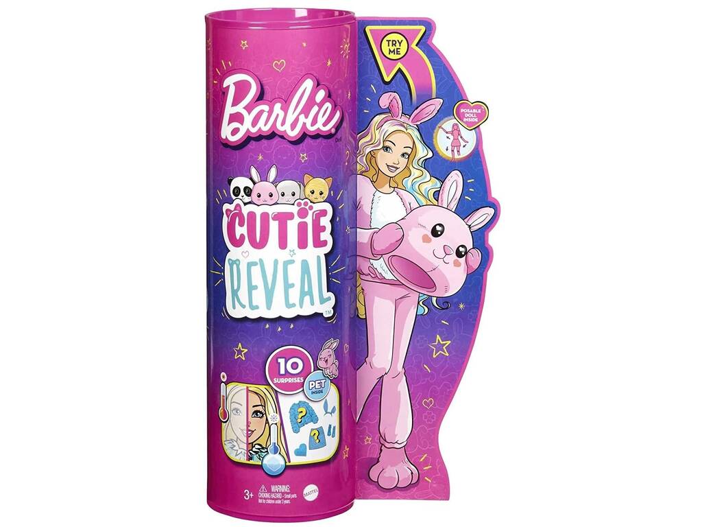 Barbie Cutie Reveal Bambola Coniglio Mattel HHG19