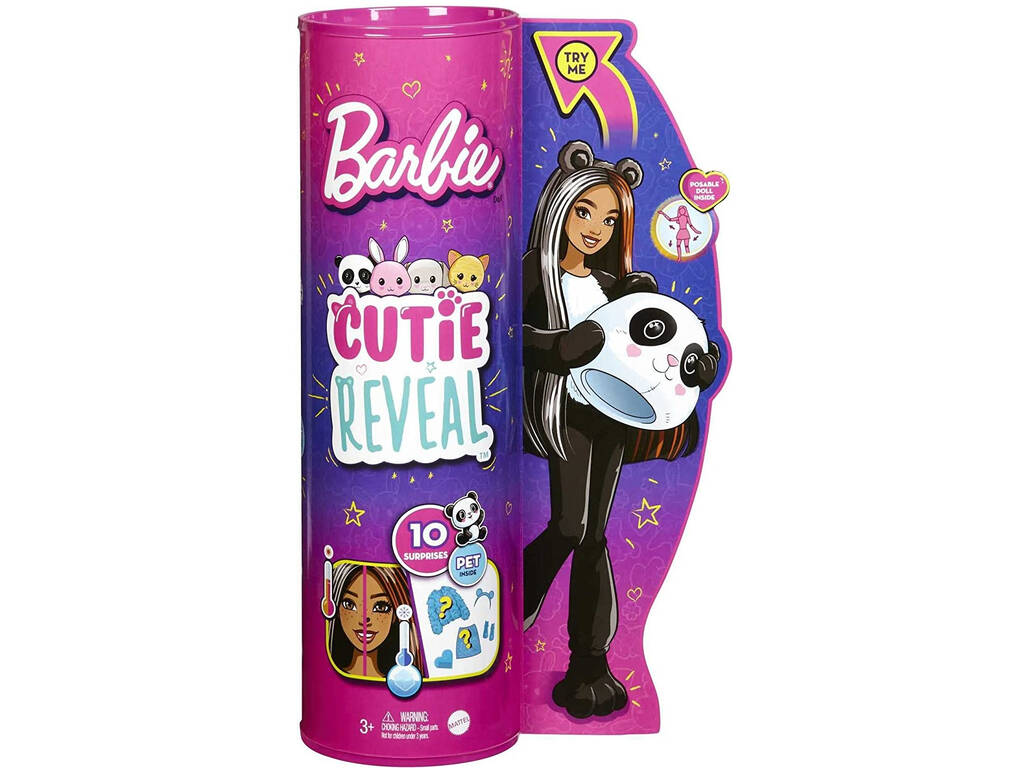 Barbie Cutie Reveal Boneca Panda Mattel HHG22