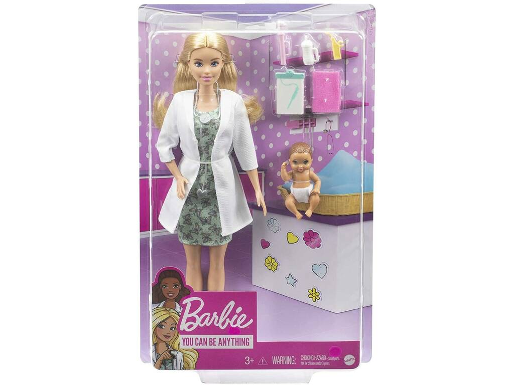 Barbie Doktor mit Baby Mattel GVK03