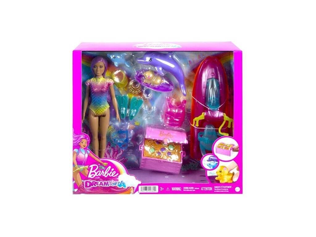 Barbie e la sua moto d'acqua Mattel HBW90
