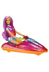 Barbie y Su Moto de Agua Mattel HBW90