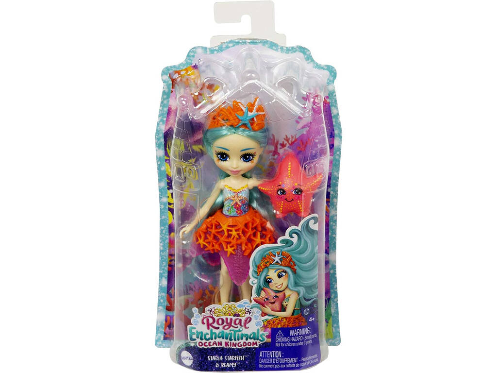 Enchantimals Royal Ocean Kingdom Boneca Starla Starfish Mattel HCF69