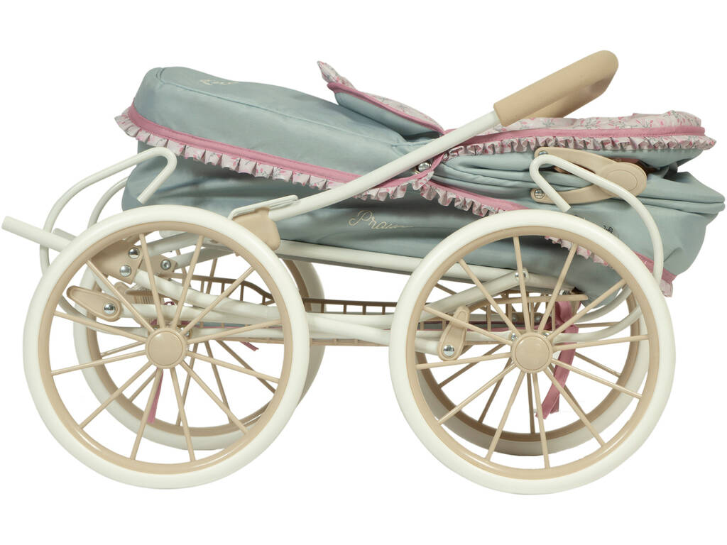 DeCuevas Chariot de poupées pliable avec parasol Provence 81045