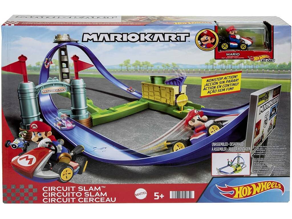 Hot Wheels MarioKart Slam Circuit Mattel HGK59