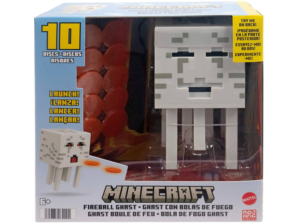 Minecraft Ghast de Bolas de Fogo Mattel HDV46