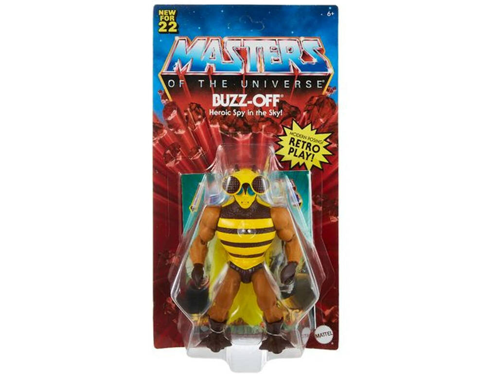 Masters dell' Universo Figura Buzz-Off Mattel HDR88