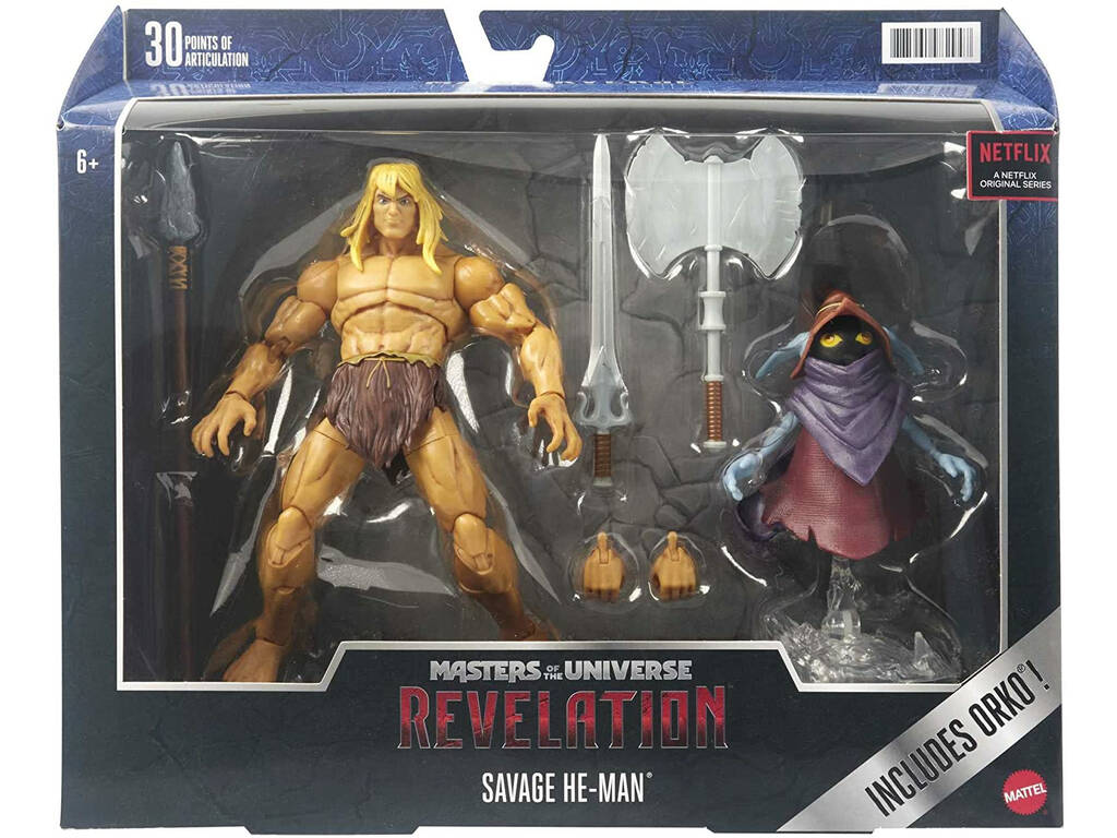 Masters do Universo Revelation Figura He-Man Deluxe Mattel GYY41
