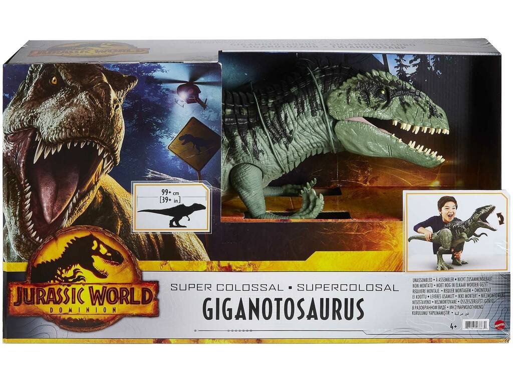 Jurassic World Dominion Giganotosaurus Supercolosal Mattel GWD68