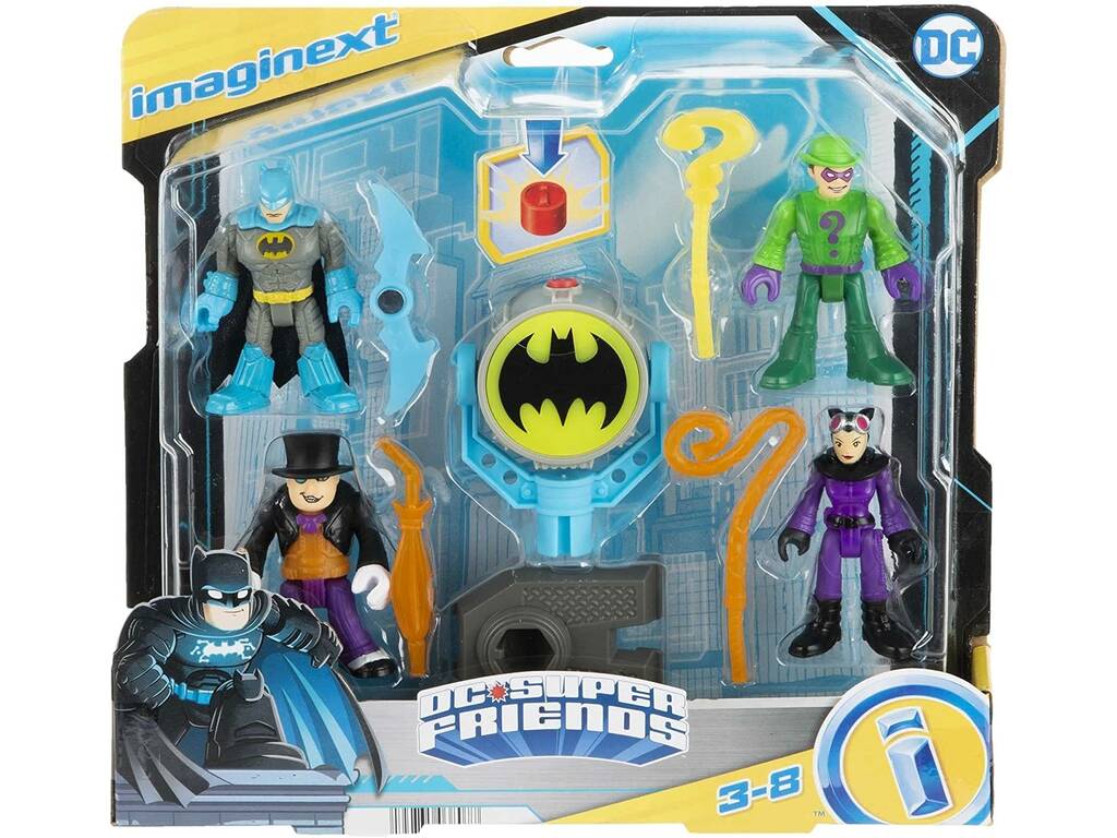 Imaginext DC Super Friends Multipack Bat-Tech Mattel HFD47