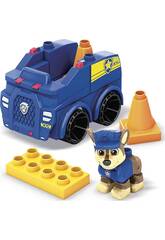 Paw Patrol Mega Bloks Coche de Policía de Chase Mattel HDJ33