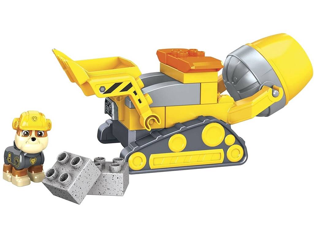 Mega Bloks Paw Patrol Excavadora De Rubble Mattel GYW91