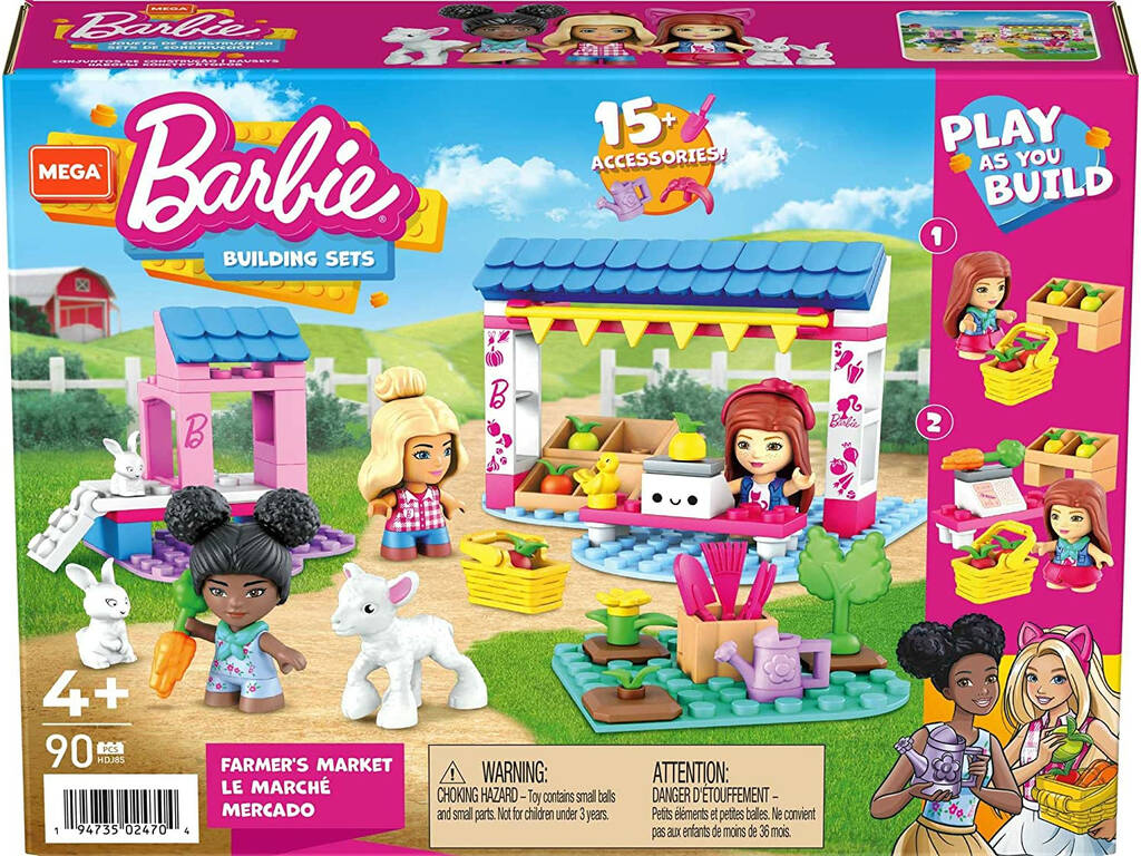 Barbie Mega Construx Mercado Mattel HDJ85