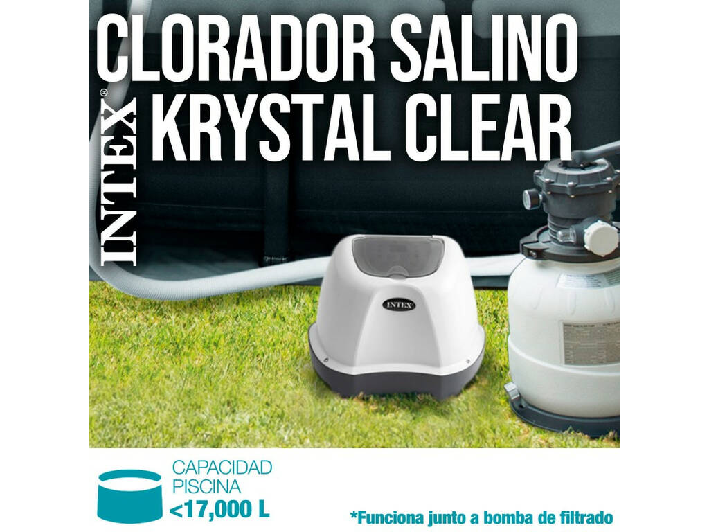 Clorador Salino 4 g/h Krystal Clear QS400 Intex 26664