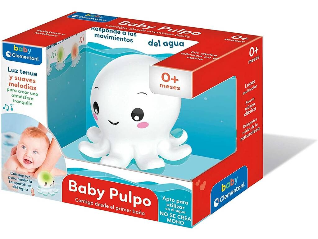 Baby Pulpo Primer Baño Clementoni 55413