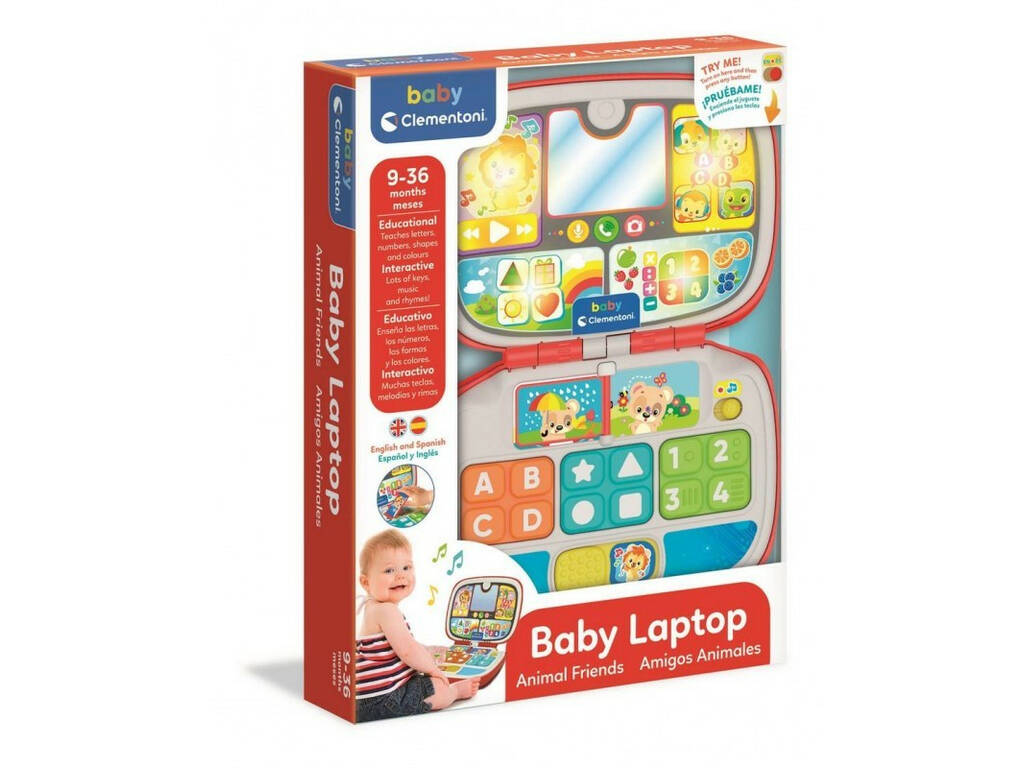 Baby Laptop Freunde-Tiere Clementoni 61355