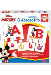 Mickey impara l'alfabeto in portoghese Educa 19373